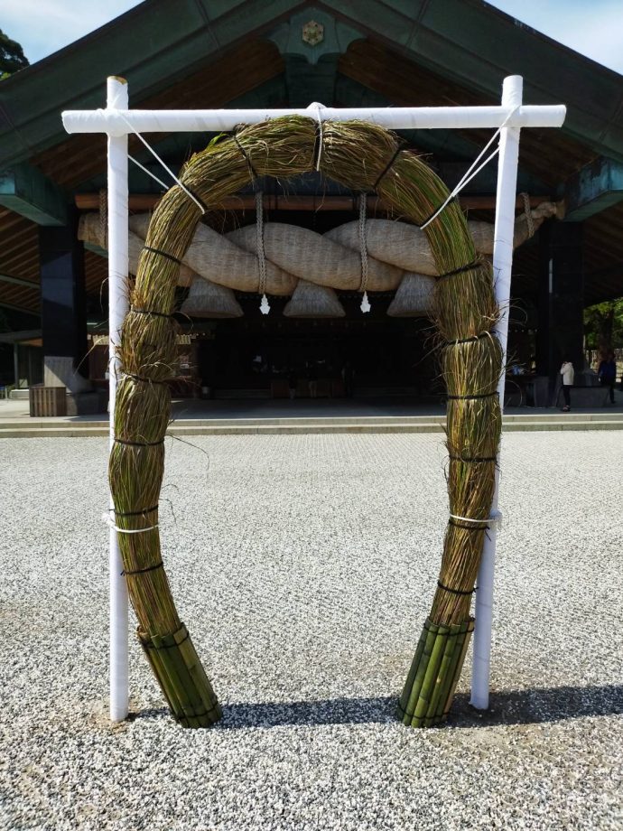 出雲大社の茅輪くぐり