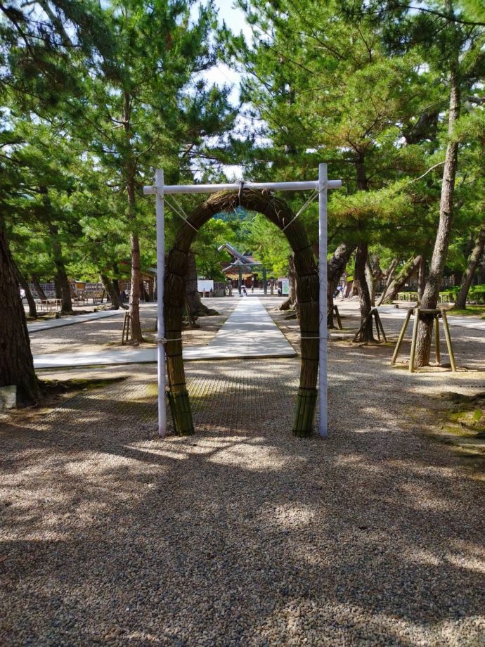 出雲大社の茅輪くぐり